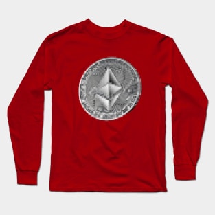 Ethereum Pixel Long Sleeve T-Shirt